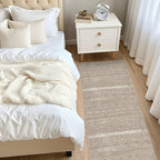 Nakagishi Area Rug Living Room Rugs: 2X6 Machine Washable Boho Large Neutral - Image 7