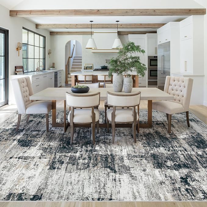 XLUEZ 8x10 Area Rugs for Living Room, Washable Modern Abstract Large Area Rug - Image 6
