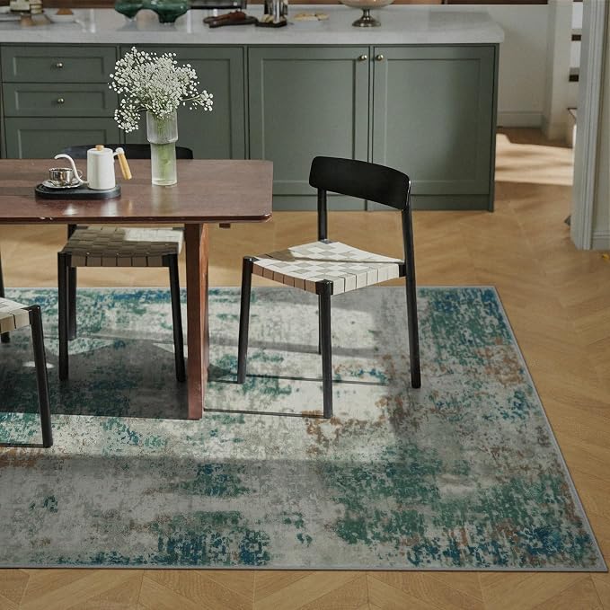 Lahome Modern Abstract Area Rugs 3x5 Washable Rug, Throw Rugs - Image 3