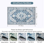 Moynesa Ultra-Thin Washable Vintage Area Rug - Image 2