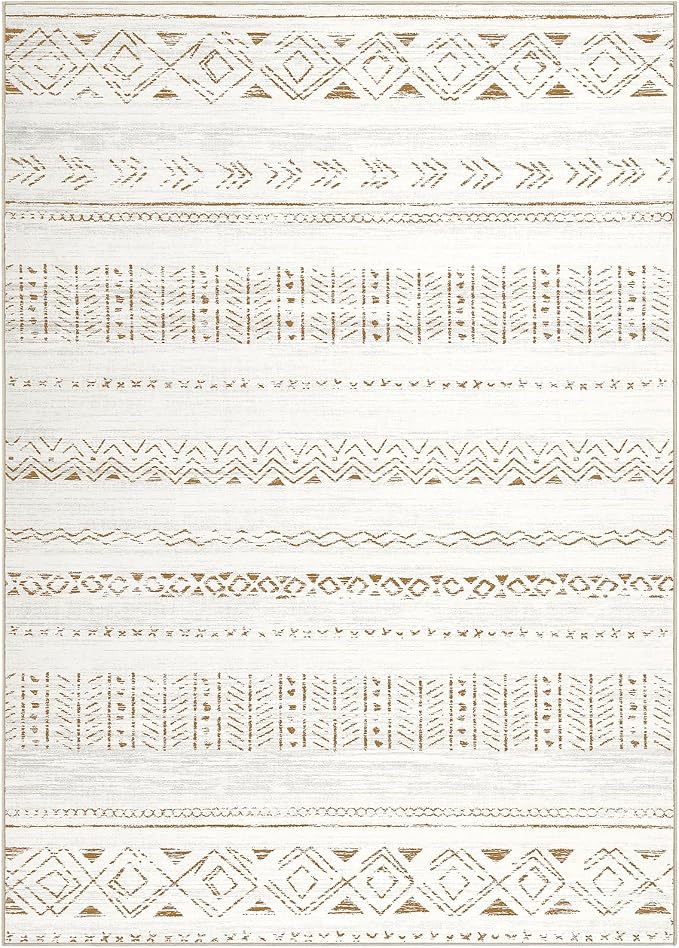 cotiled 7x9 Area Rugs Living Room Rug: Washable Boho Rugs - Image 10
