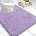 OLANLY Toilet Rugs U-Shaped 24x20, Extra Soft Absorbent Chenille Contour by OLANLY