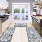 HEBE Farmhouse Kitchen Rugs Sets of 3 Non Slip Washable Boho Kitchen Rugs and - Image 7