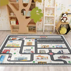 4x6ft Kids City Road Car Play Rug - Image 4
