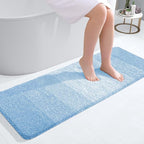 OLANLY Bathroom Runner Rugs Mat 47x17, Extra Soft Absorbent Microfiber Bath Rugs by OLANLY
