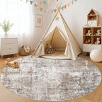 UERMEI 8ft Round Area Rug Living Room Rugs - Image 6