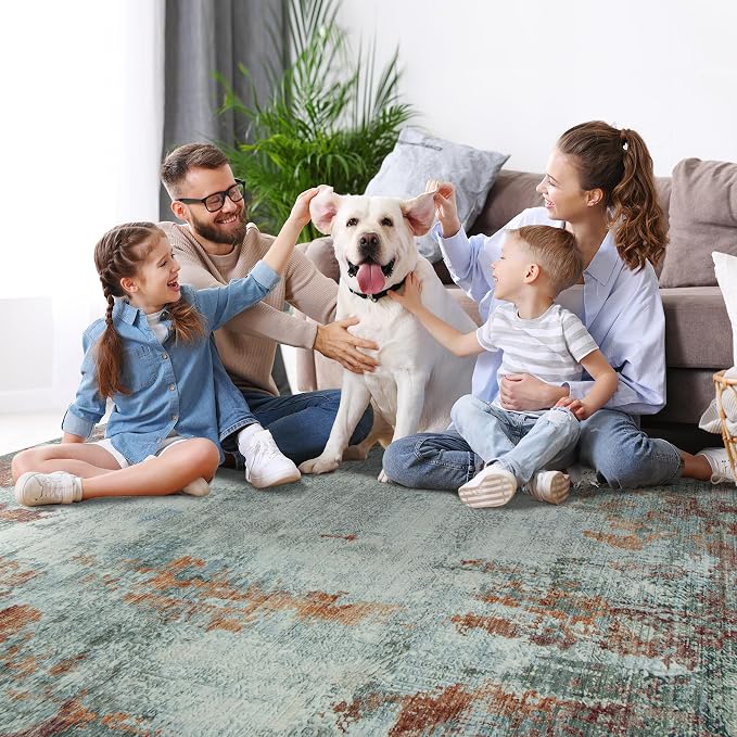 5x7 Area Rugs for Living Room Rug Washable: Modern Rug for Dining Room Bedroom - Image 7