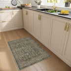 Boho Washable Kitcheh Rug for Entryway: Door Mat Indoor Entrance 2x3 Small - Image 4
