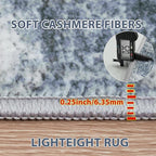 Round Rug 5ft Circle Rug Washable: Carpet Small Circular Area Rug - Image 7