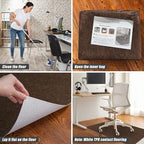 Sycoodeal Office Chair Mat for Hardwood Floor, Office Computer Gaming Chair Mat - Image 7