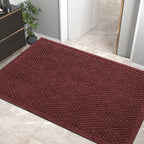 HIYARD Durable Front Door Mat, Absorbent Muddy Dirt Resist Welcome Door Mats by HIYARD