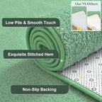 Keeko 2x6 Sage Green Area Rugs for Bedroom, Soft Modern Living Room Rug Indoor - Image 2
