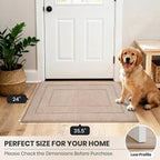 PURRUGS Dirt Trapping Door Mat 24" x 35.5", Non-Slip/Skid Machine Washable - Image 8