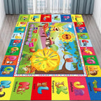 ABC Kids Play Rug, Non-Slip Classroom Carpet, 78.7" x 59" | Colorful ABC pattern by Yongjoyalwaysstandsbyyou