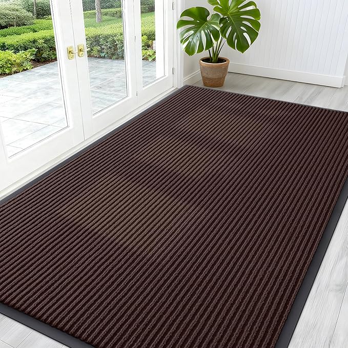 OLANLY Front Door Mat Indoor Outdoor Entrance, Waterproof Heavy Duty Doormat by OLANLY
