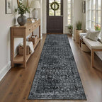 Rugxara 2'6''x8' Runner Rug, Washable Kitchen Rugs, Non Slip Low Pile Area Rug by Rugxara