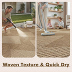 MontVoo-Outdoor Rug Carpet Patio Rug 8x10 Polypropylene Indoor Outdoor Rugs - Image 3