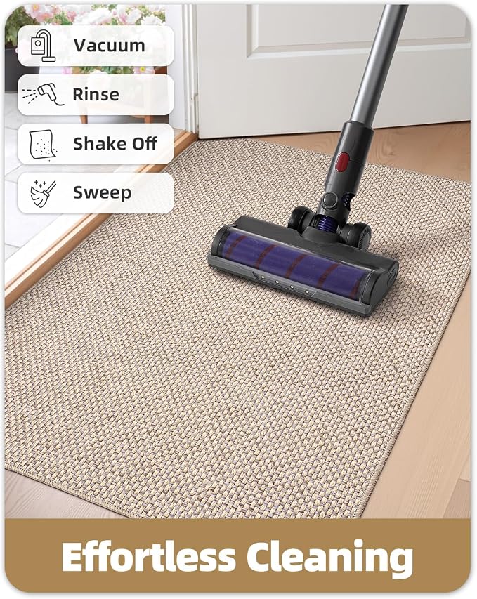 Color&Geometry Ultra-Thin Indoor Door Mat, Washable Doormat - Image 8