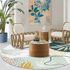 Lahome Green 8 Ft Round Rug - Image 2