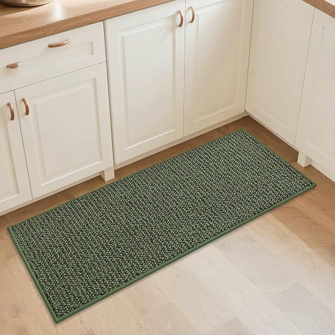 BEQHAUSE Kitchen Runner Rugs 20"x48", Non-Slip Kitchen Mats by BEQHAUSE