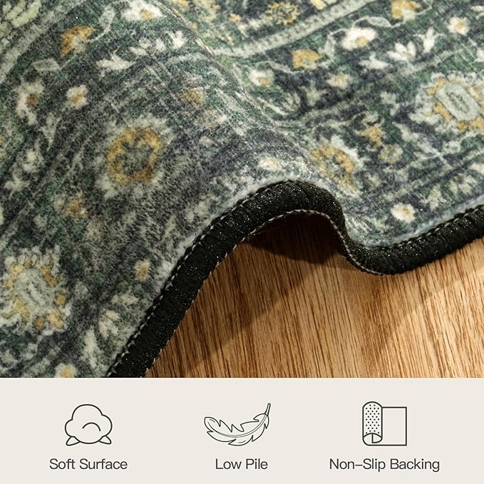 Lofus 9x12 Area Rug for Living Room, Soft Boho Carpets for Bedroom Dining Room - Image 7
