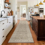 Machine Washable Kitchen Runner Rugs: 2'x10' Hallway Rug Stain Resistant Non by palohom
