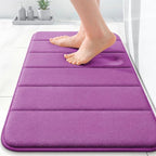 OLANLY Memory Foam Bath Mat 24x16, Super Soft Absorbent Bathroom Rugs, Quick Dry by OLANLY