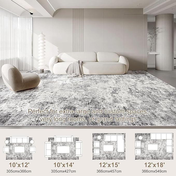 UERMEI 10x14 Washable Area Rug - Image 2