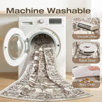 Washable 5x7 Area Rug for Living Room - Image 2
