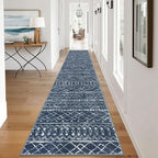 KUTA Boho Runners for Hallways 2.6x12 ft Moroccan Washable Runner Rug Non-Slip - Image 3