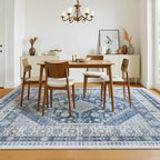 6x9 Washable Area Rugs, Large Living Room Rug, Vintage Boho Carpet, Non Slip - Image 5