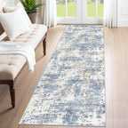 XLUEZ 2x8 Runner Rug for Hallway, Washable Modern Abstract Runner Rugs Neutral by XLUEZ