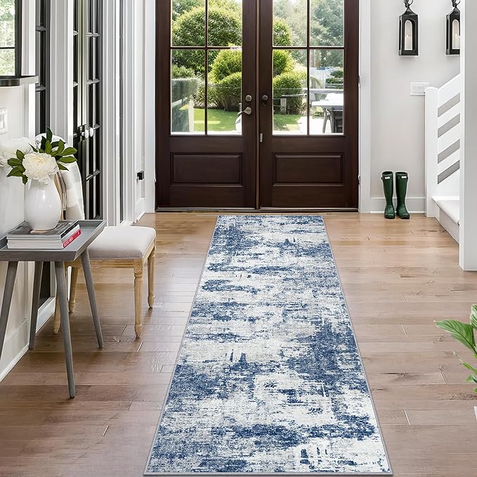 Runner Rug 2'6''x8' Washable Runner Rug: Machine Washable Kitchen Area Rug - Image 3