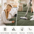Ophanie Gray Green Grass Area Rugs - Image 7