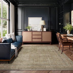 Washable Area Rugs for Living Room: 6x9 Bedroom Rug Boho Vintage Rugs Stain - Image 7