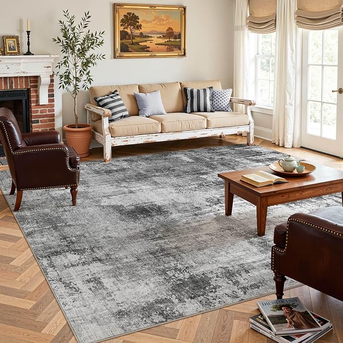 DMOYEST 10x14 Area Rug for Living Room, Washable & Non Slip Large Indoor Carpet - Image 5