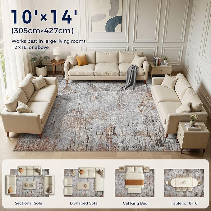 DMOYEST Area Rug Living Room Rugs - Image 6