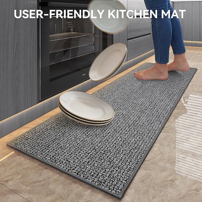 Kitchen Rugs and Mat Non Slip Washable, Super Absorbent Kitchen Mats - Image 3