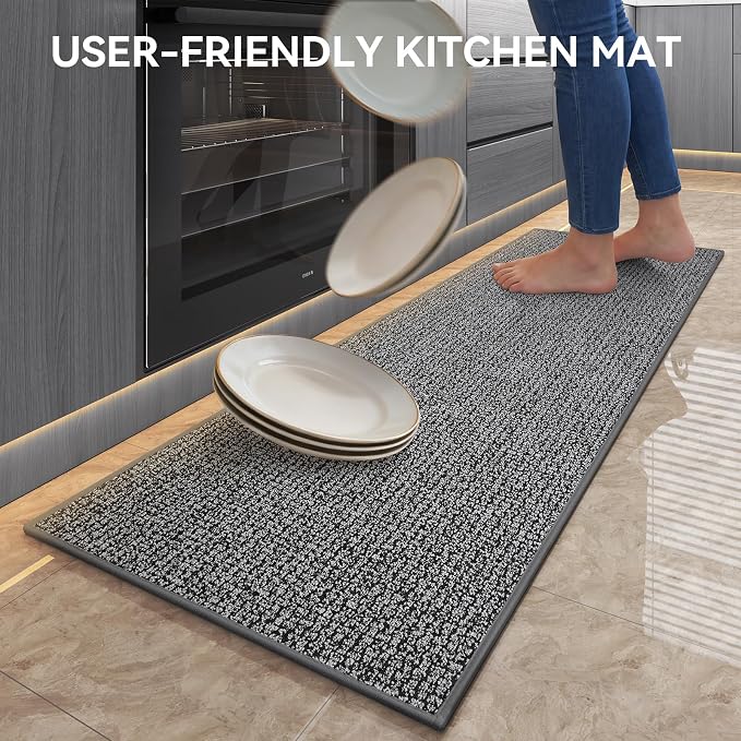 Kitchen Runner Rugs and Mat Non Slip Washable, Super Absorbent Long Kitchen Mats - Image 3