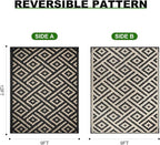 RURALITY Outdoor Rugs 9x12 Feet - Image 2