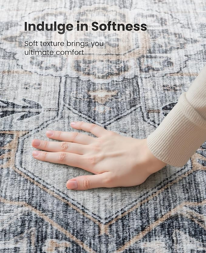 AMADA HOMEFURNISHING 6x9 Area Rugs, Vintage Rugs - Image 5