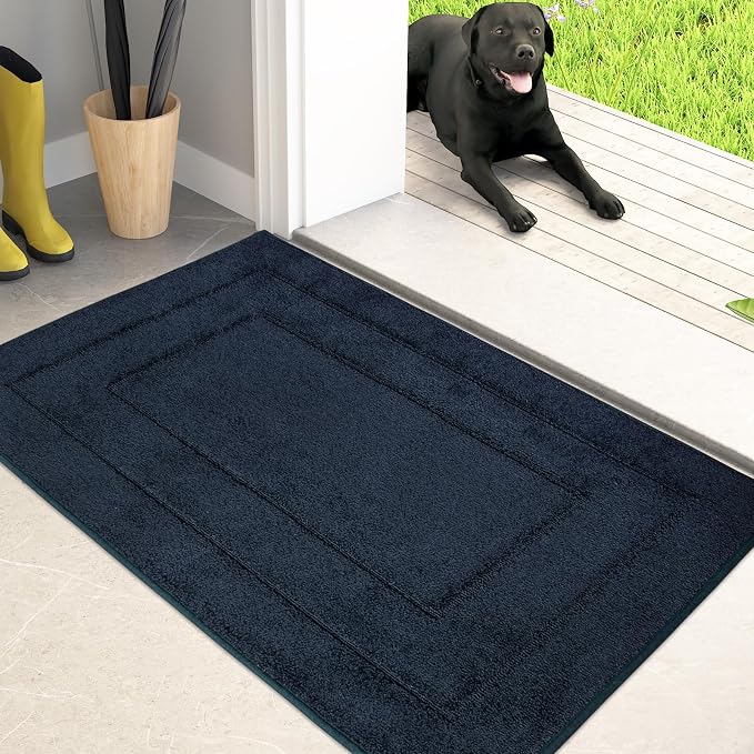 PURRUGS Dirt Trapping Door Mat 20" x 31.5", Non-Slip/Skid Machine Washable by PURRUGS