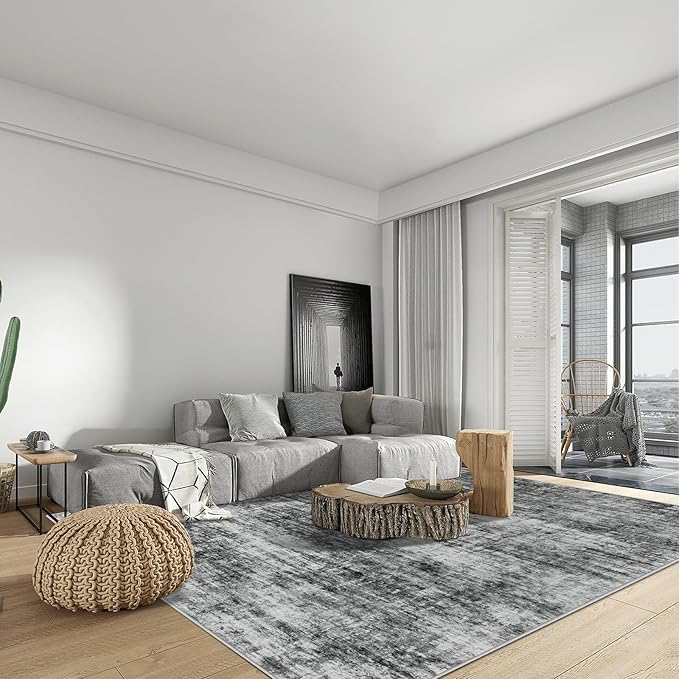 5x7 Area Rugs Washable Rug: Modern Abstract Living Room Rug Soft Anti-Skid Thin - Image 5