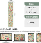 DUKINO 2.6x12 Kitchen Runner Rug, Lightweight Floral Washable Rug - Image 2