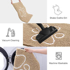Smiry Dog Door Mat for Muddy Paws, Absorbent Dirt Trapper Non Slip Quick Dry - Image 6