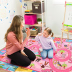 Terrug Kids Rug for Playroom, Educational Classroom Rug for Kids Room, Washable - Image 4