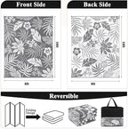 Pauwer Waterproof Outdoor Rug 8x10, Reversible Plastic Straw Patio Camping Rug - Image 2