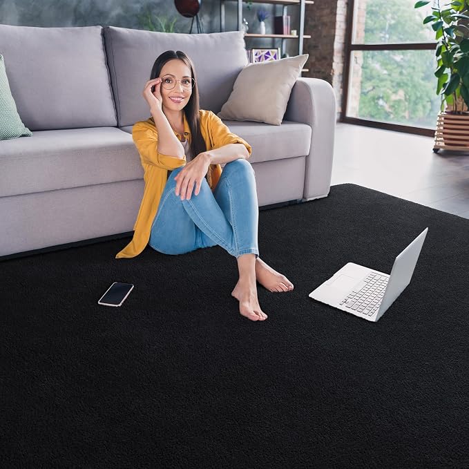 Keeko 7x10 Area Rugs for Living Room, Soft Modern Bedroom Large Rugs Indoor Non - Image 7