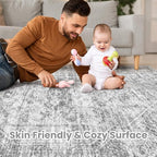Vintage Living Room Area Rug 5x7 - Image 3