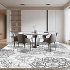 HEBE Area Rugs for Living Room 8'x10', Washable Non Slip Boho Bedroom Rug - Image 8